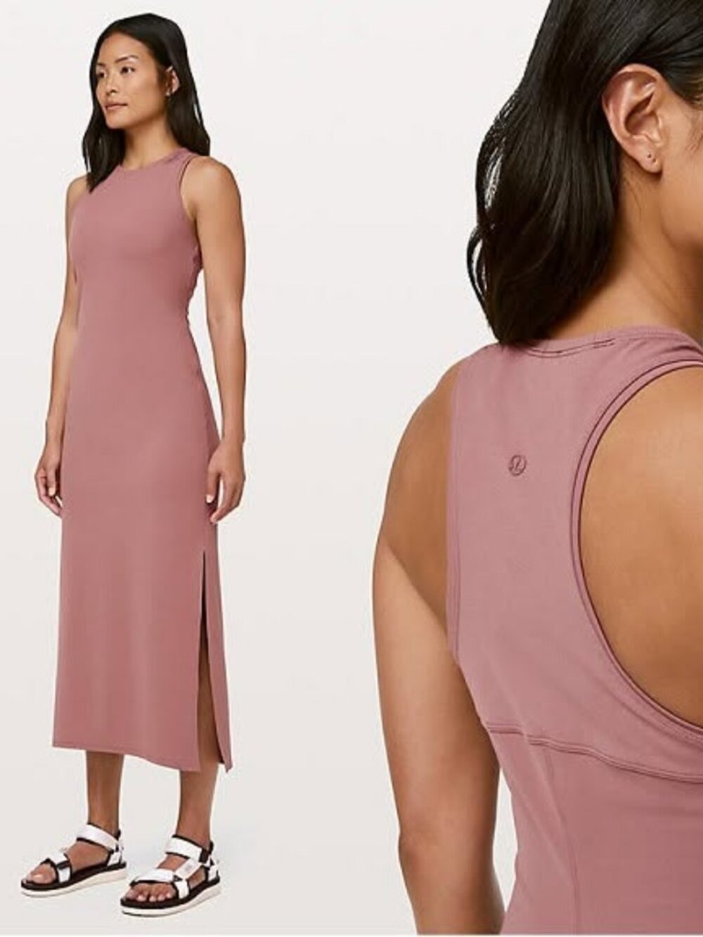 Lululemon Get going Dress Red Dust sz 10